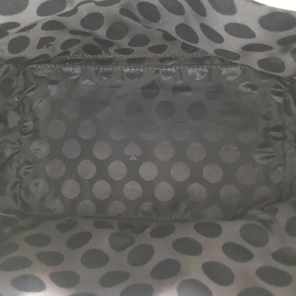 Kate Spade New York Woven blue & white Bottom and Handle White Handbag - Picture 11 of 14